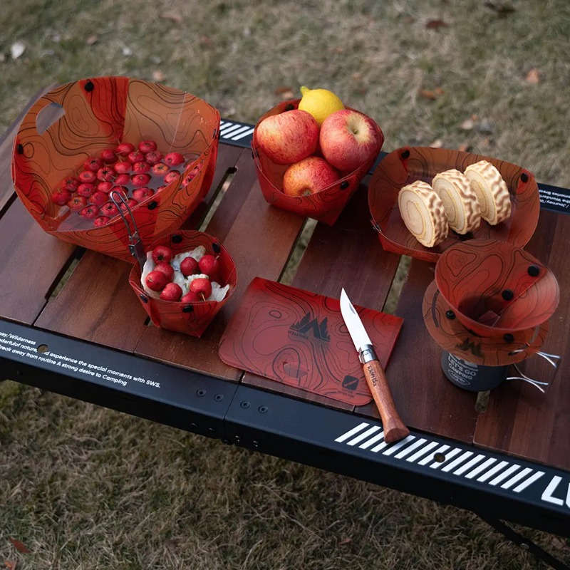 Foldable Camping Tableware Por - đánh giá và giá Camping Cooking Oil